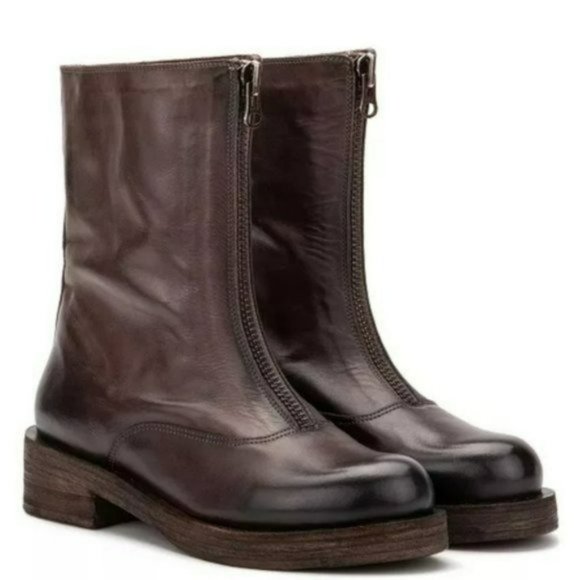 Vintage Foundry Co. Shoes - Vintage Foundry Dark Brown Dallas Narrow Boots -8